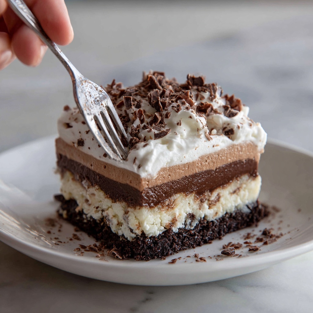 Hot Chocolate Lasagna Recipe - Recipe Image