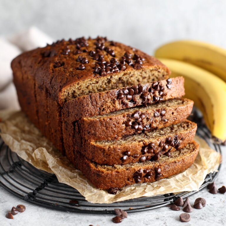 Super Moist Chocolate Chip Banana Bread Recipe