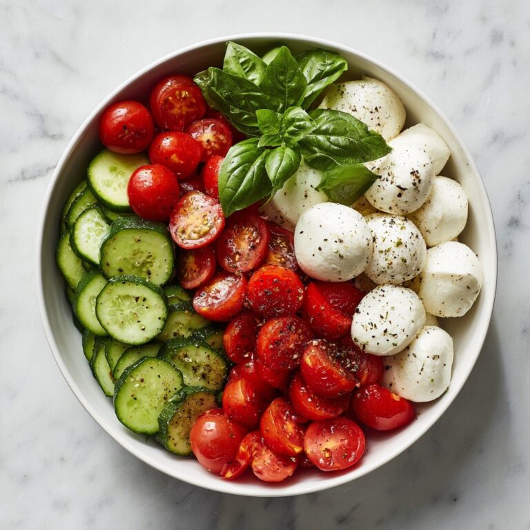 Cucumber Caprese Salad Recipe