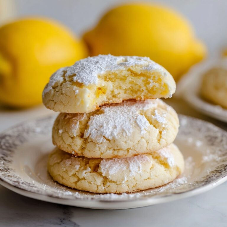 Lemon Gooey Butter Cookies Recipe
