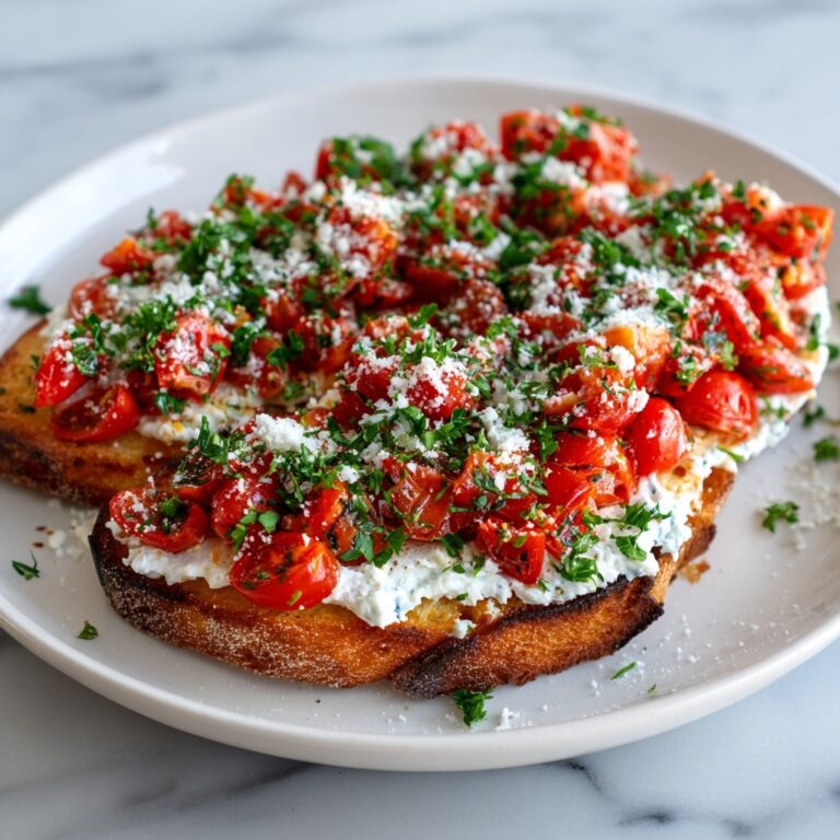 Bruschetta Dip with Feta and Cream Cheese Recipe