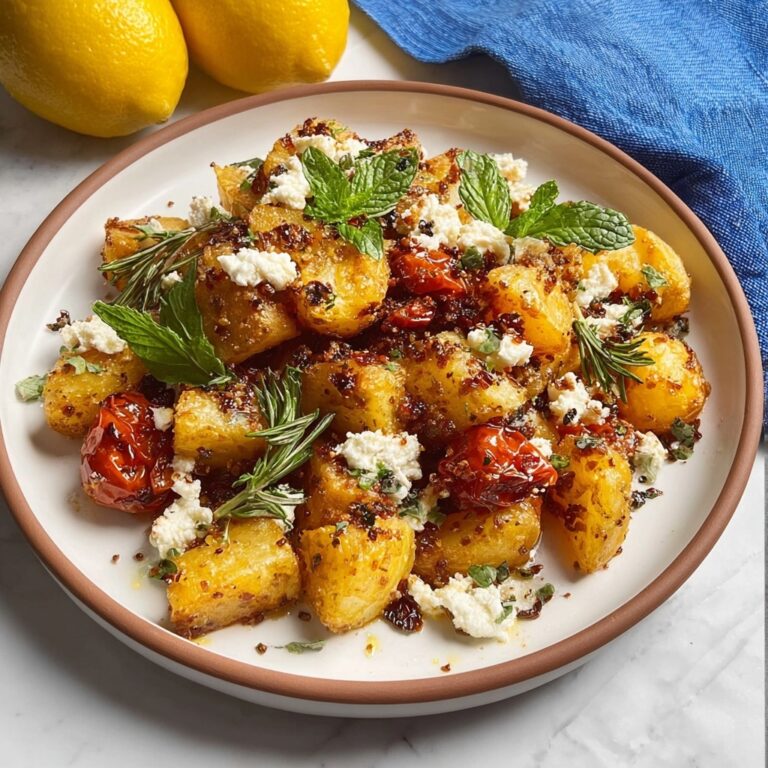 Baked Feta Potatoes: Crispy, Cheesy Perfection Recipe