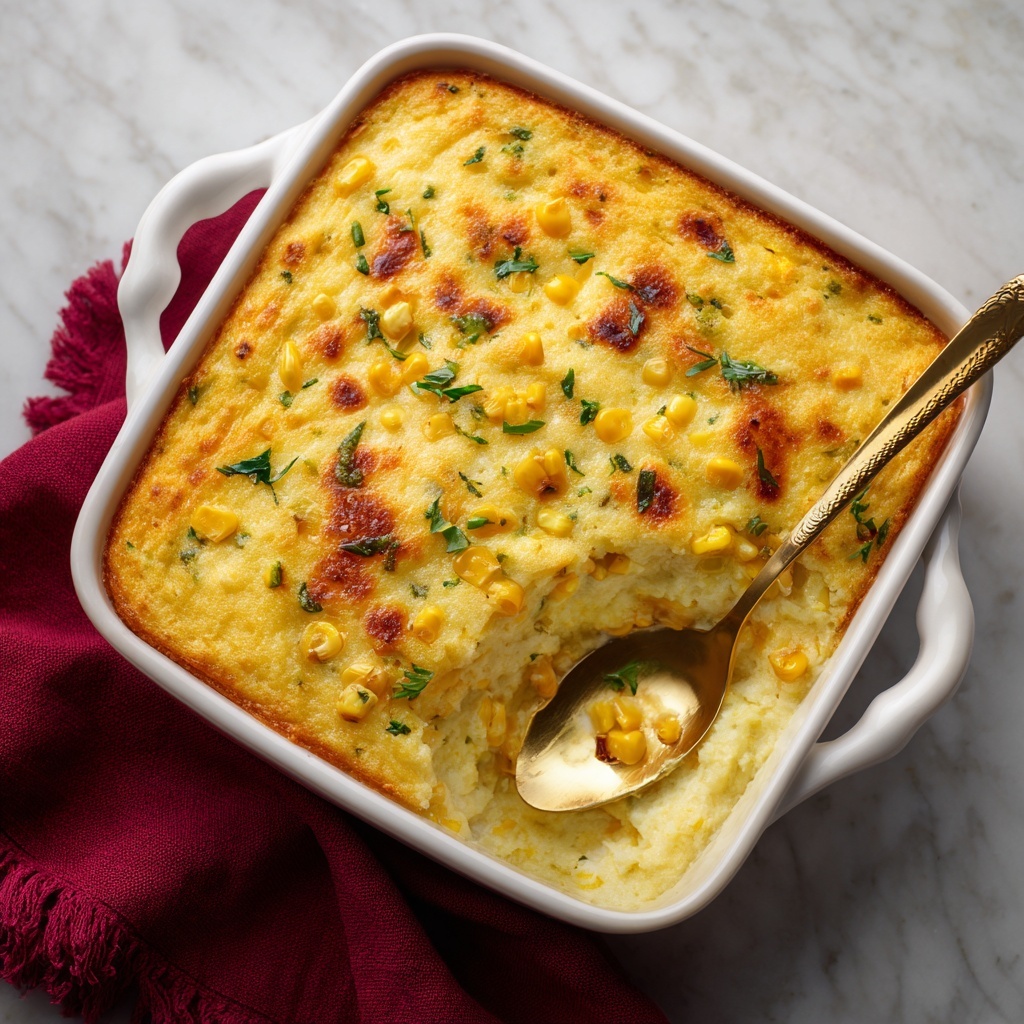 Corn Pudding Casserole Recipe - Recipe Image