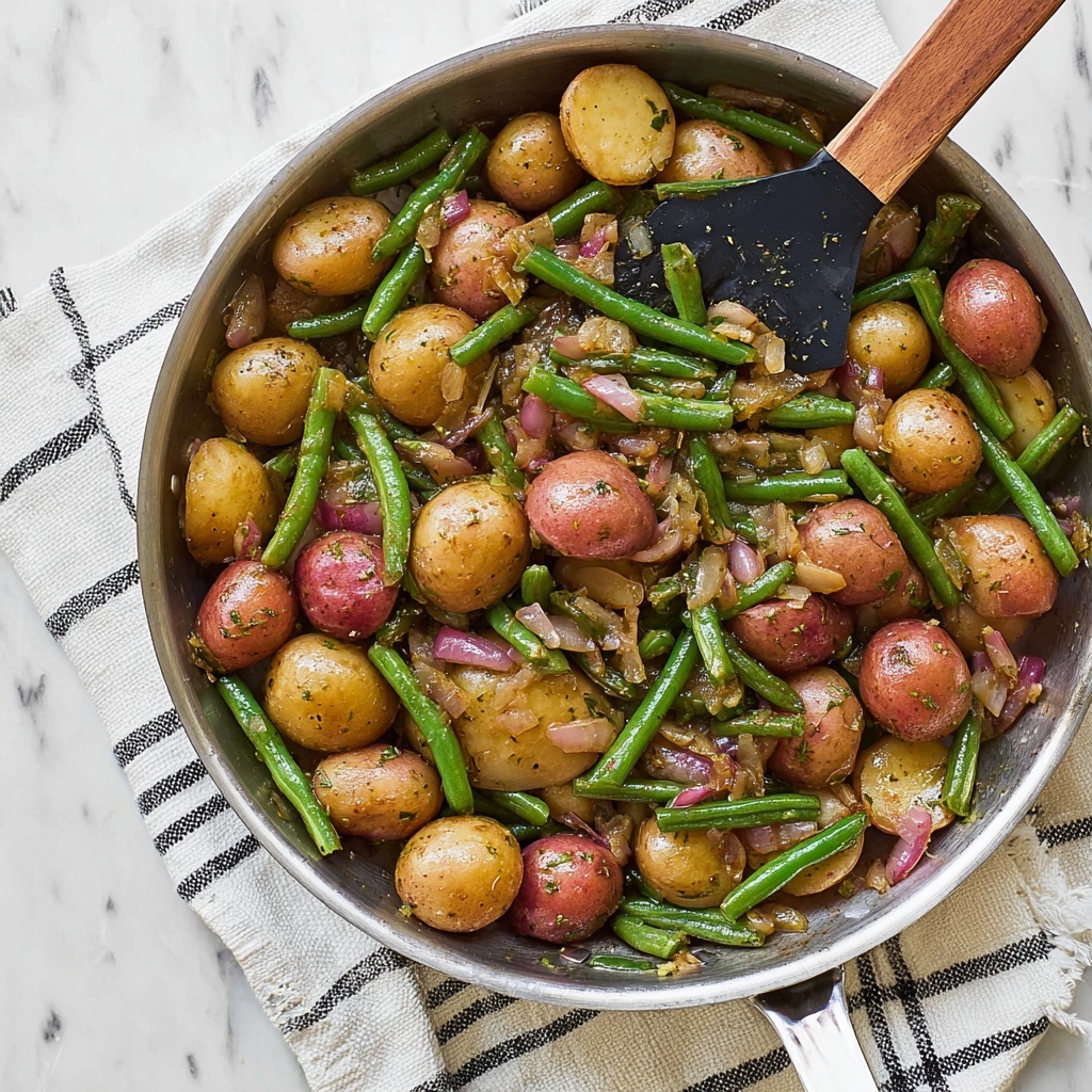 Potato and Green Bean Skillet Recipe - Recipe Image
