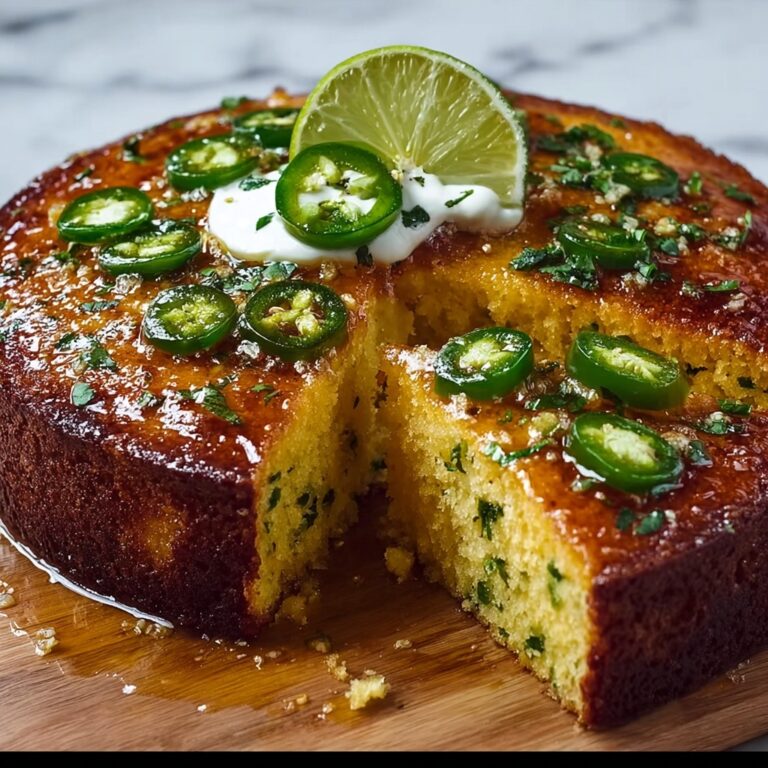 Jalapeño Cornbread with Tangy Lime Honey Glaze Recipe