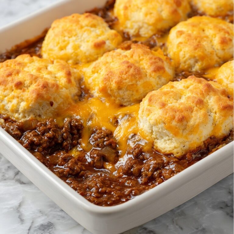 Sloppy Joe Bubble Up Casserole Recipe