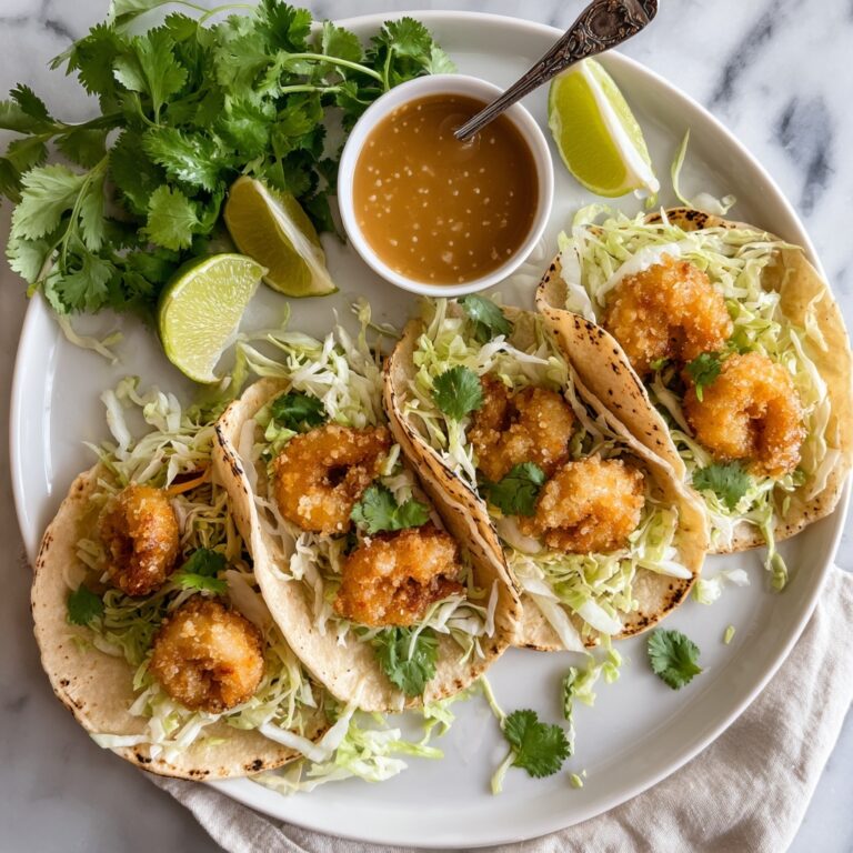 Coconut Shrimp Tacos with Habanero Lime Butter Recipe