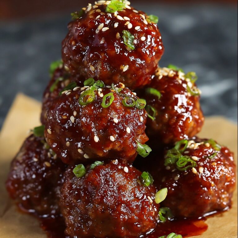Korean BBQ Meatballs Recipe