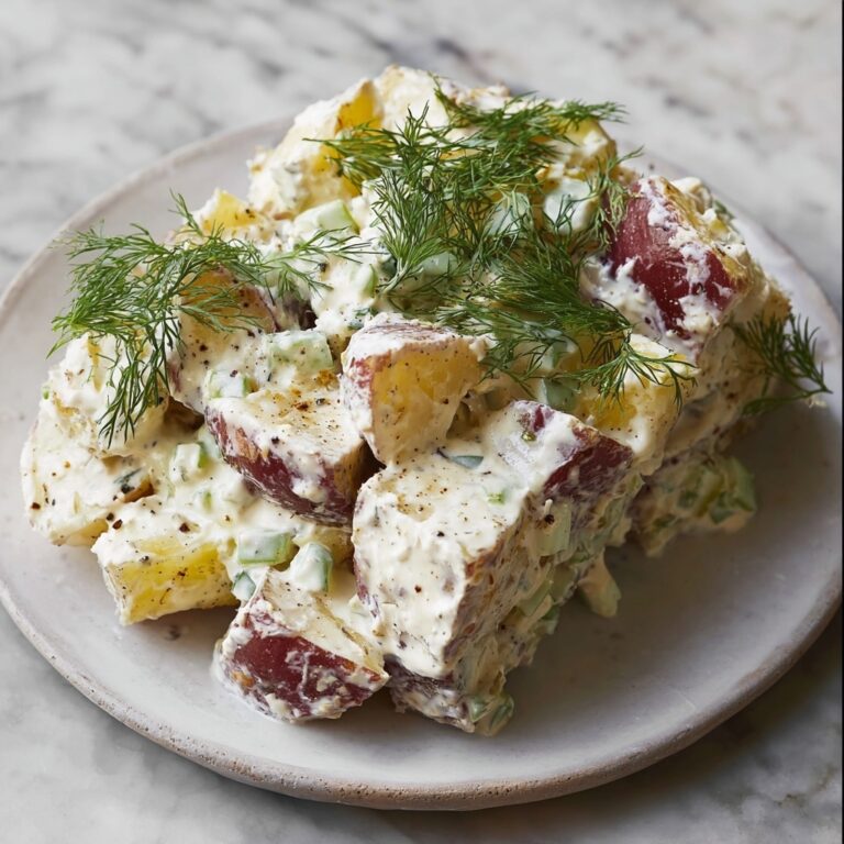 Creamy Greek Yogurt Potato Salad with Fresh Herbs Recipe