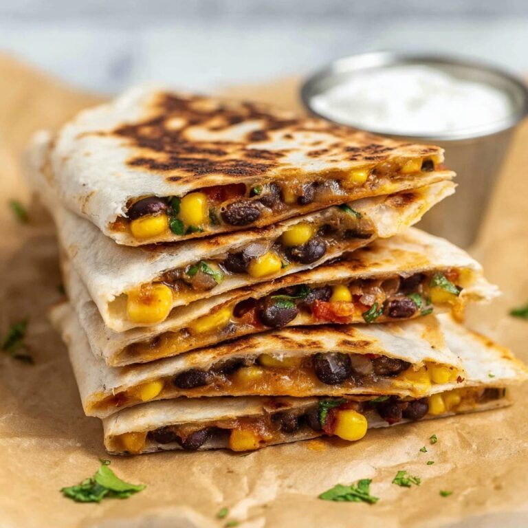 Black Bean Veggie Quesadilla Recipe
