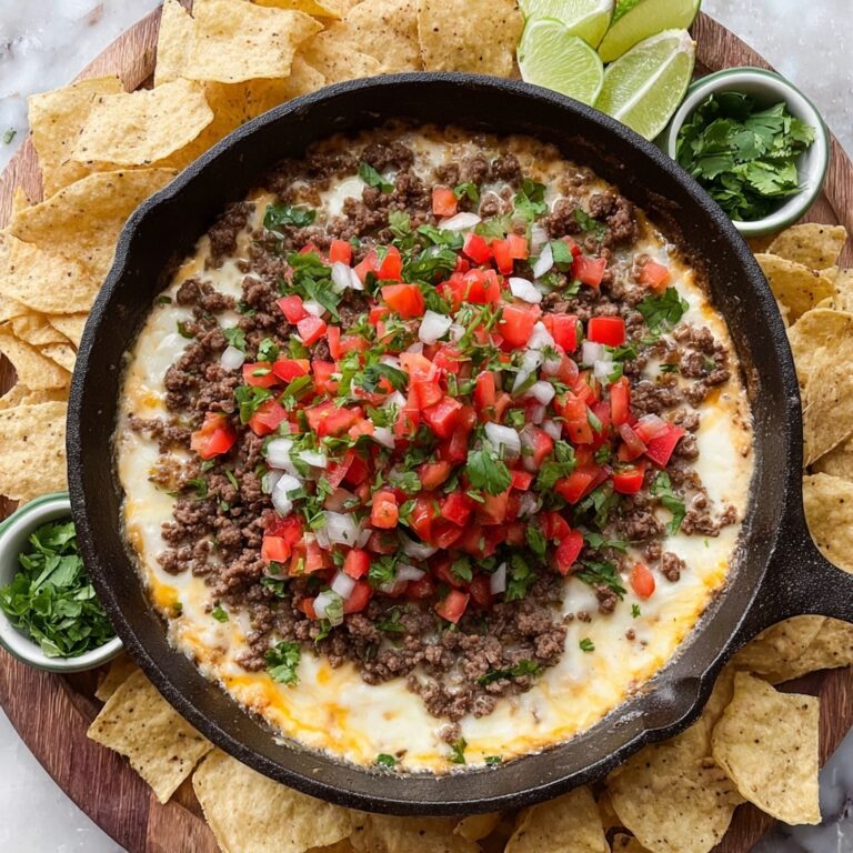Jalapeño Popper Dip with Ground Beef Recipe
