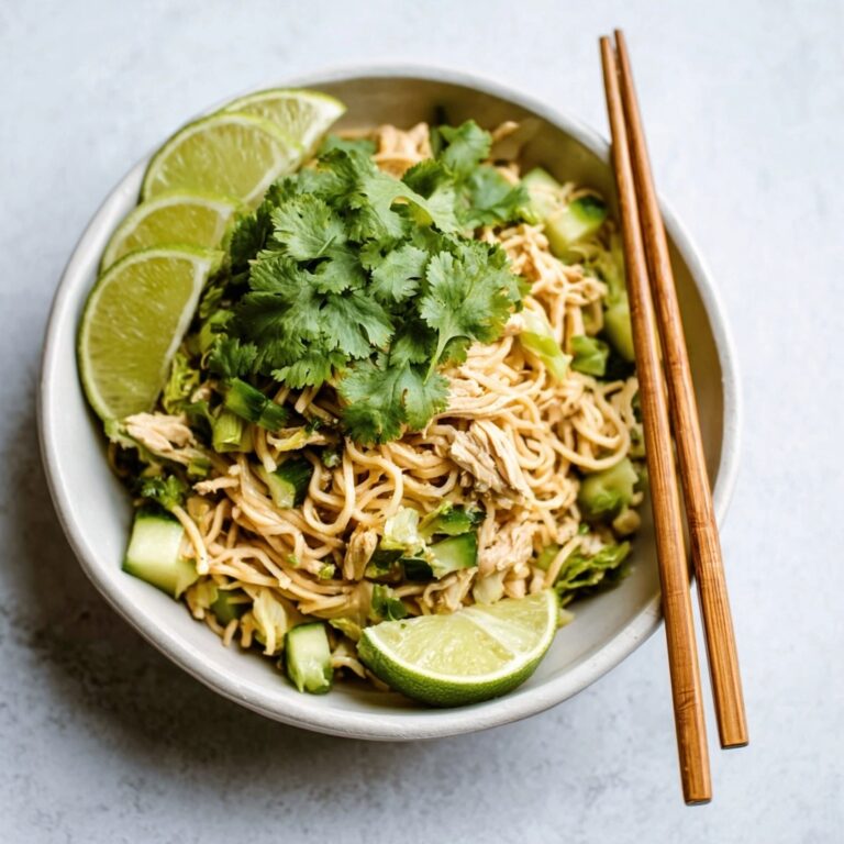 Spicy Peanut Noodles with Cucumber Recipe