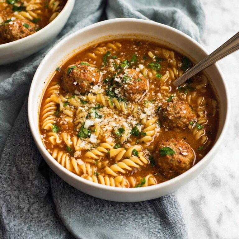 Short-Cut Italian Meatball Soup Recipe