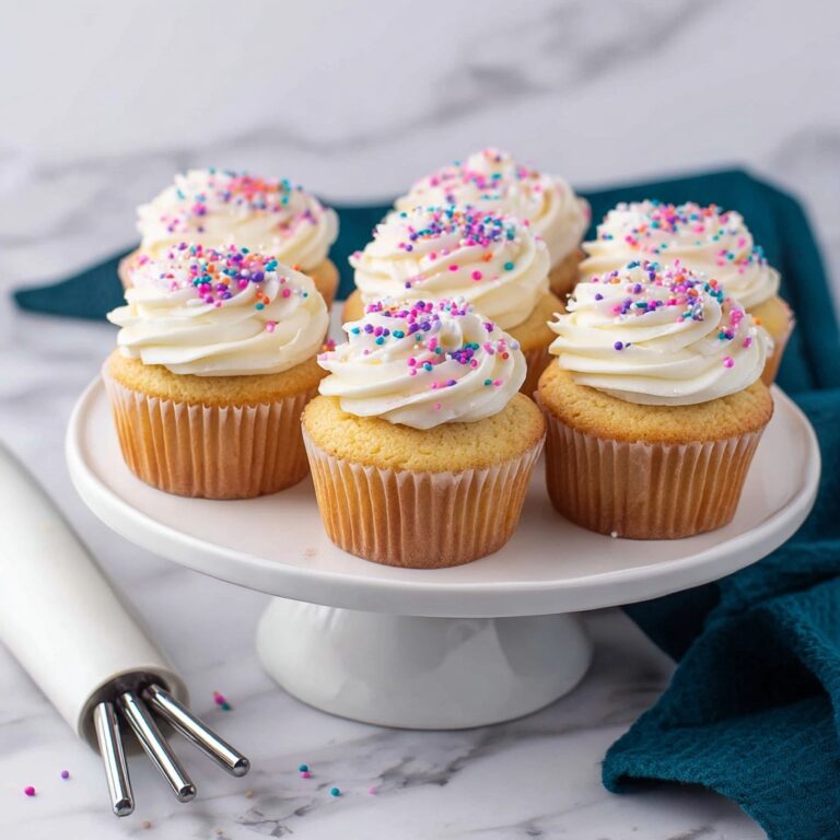 Homemade Vanilla Cupcakes Recipe