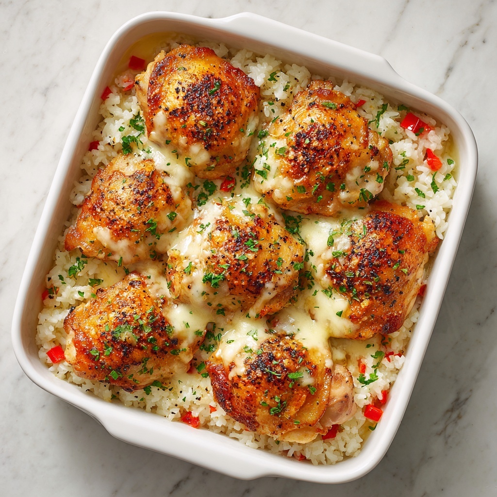 Italian Chicken Rice Casserole Recipe - Recipe Image