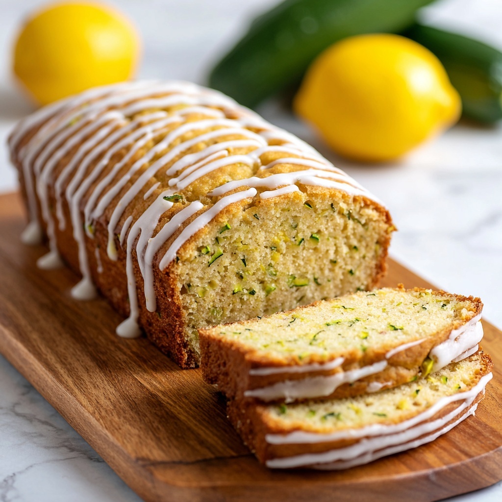 Lemon Zucchini Bread with Lemon Glaze Recipe - Recipe Image