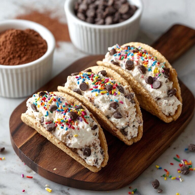 Cheesecake Cookie Dough Tacos Recipe