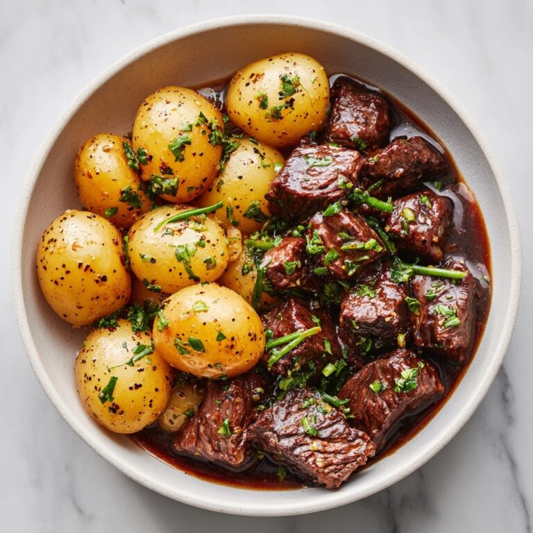 Garlic Butter Beef Bites in the Slow Cooker Recipe