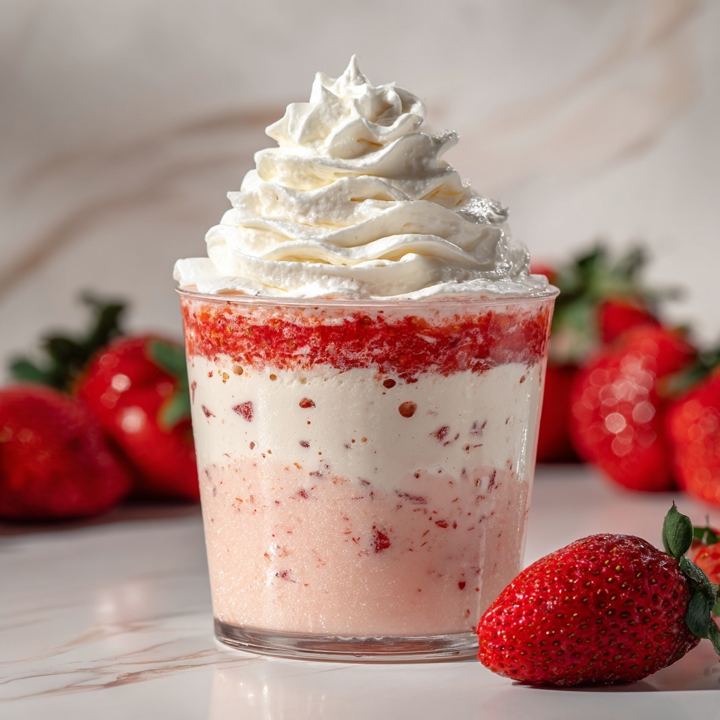Strawberries and Cream Shake Recipe - Recipe Image