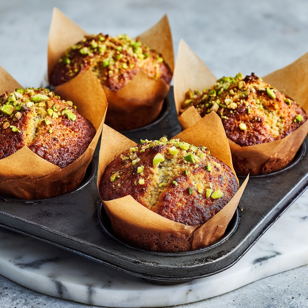 Pistachio Croissant Muffins Recipe - Recipe Image