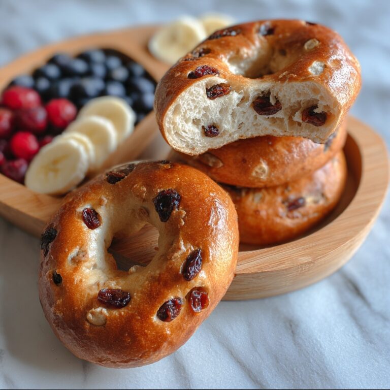 Cinnamon and Raisin Bagels Recipe