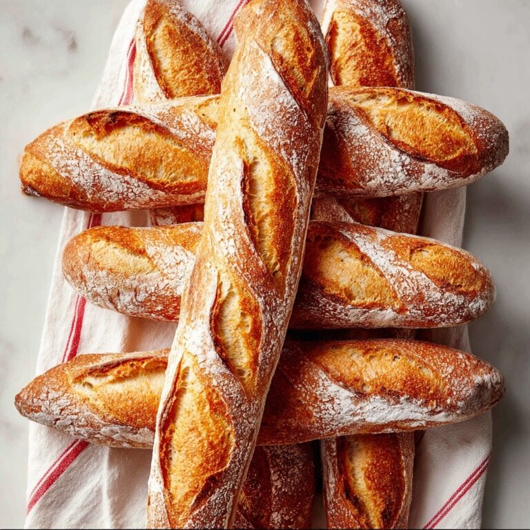 Classic Crusty French Baguettes Recipe