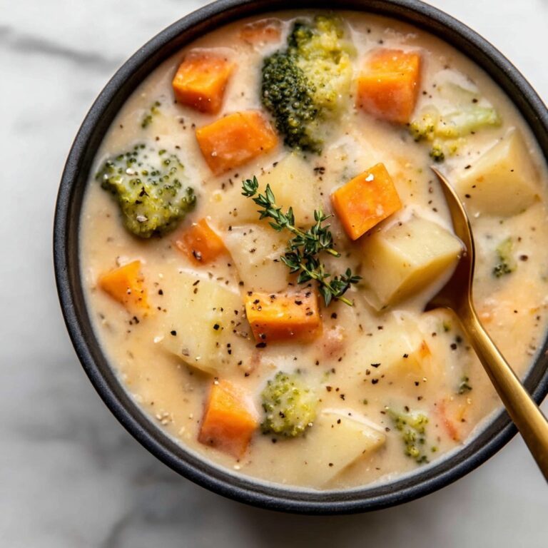 Broccoli Potato Cheese Soup Recipe