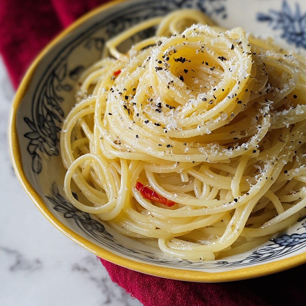 Spaghetti Cacio e Pepe Recipe - Recipe Image