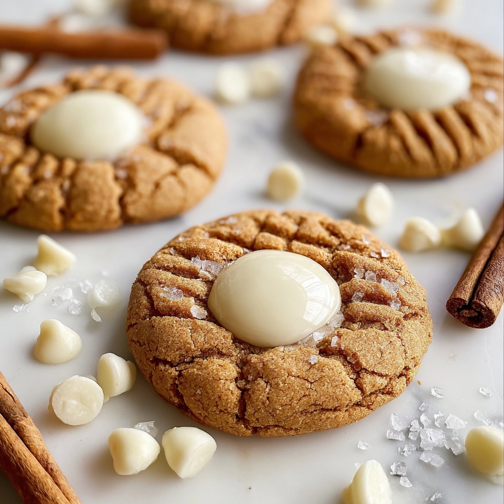 Chewy Maple Cinnamon Cookies with White Chocolate Recipe - Recipe Image