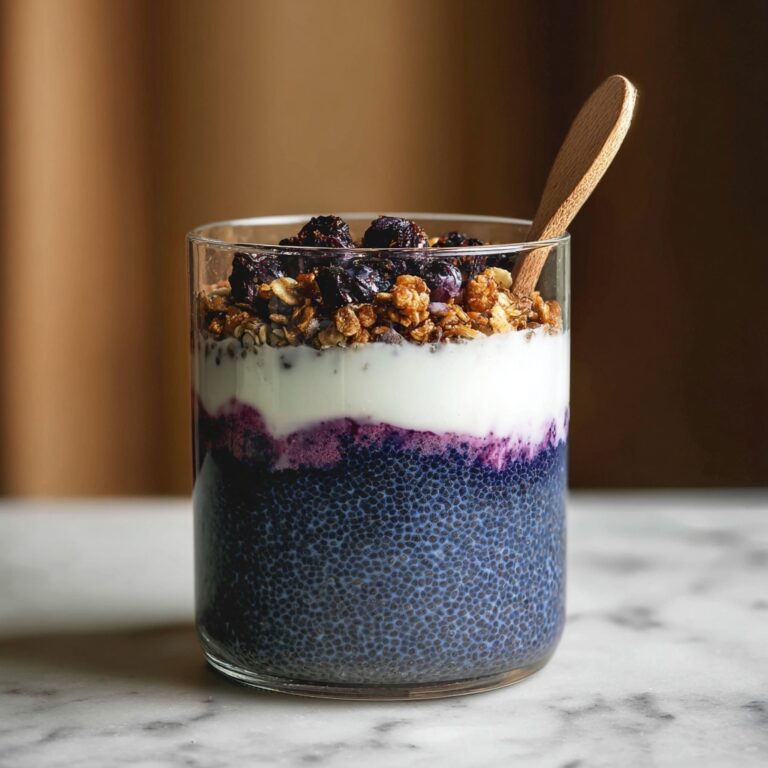 Butterfly Pea Chia Pudding Parfait Recipe