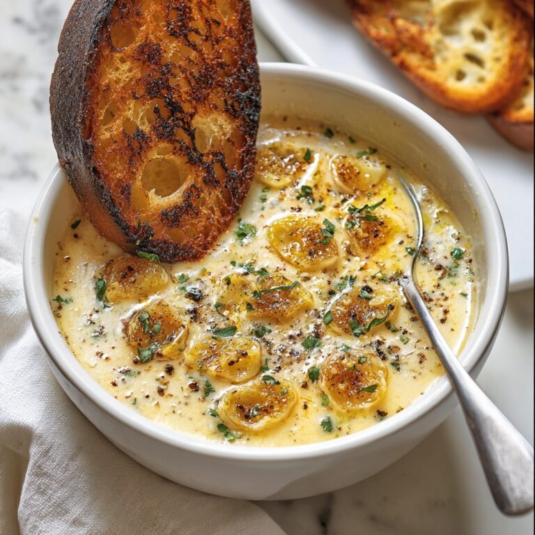 Country French Garlic Soup Recipe