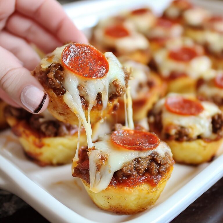 Bite-Sized Pepperoni & Sausage Pizza Puffs Recipe
