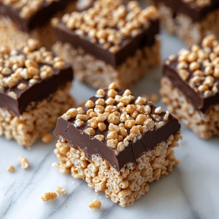 Salted Peanut Butter Rice Krispies Treats Recipe