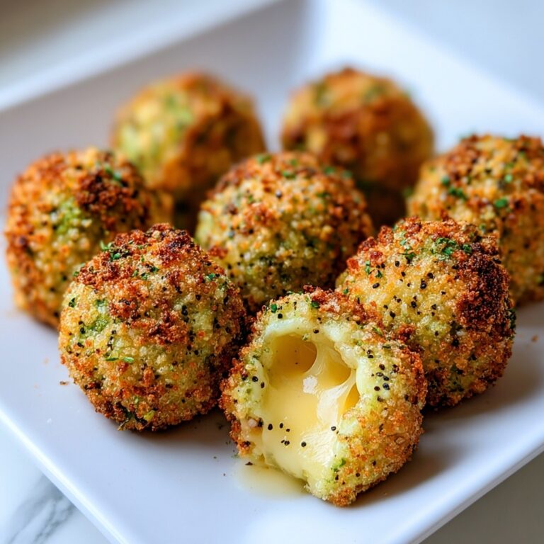 Baked Broccoli Cheese Balls Recipe