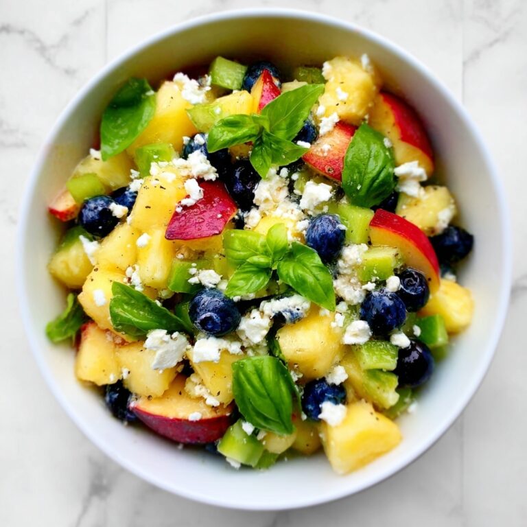Blueberry Peach Feta Salad Recipe