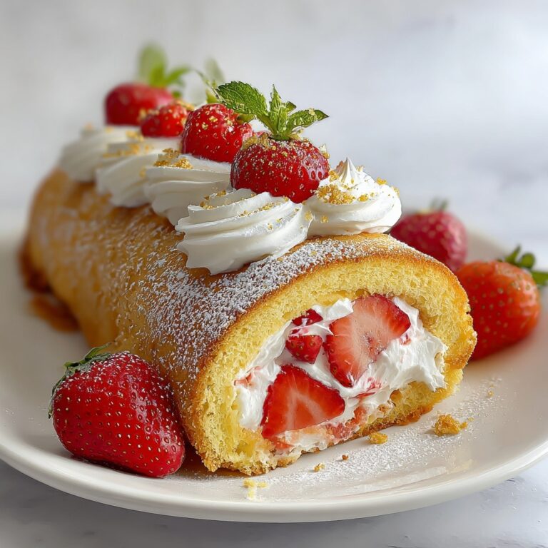 Strawberry Shortcake Roll Recipe