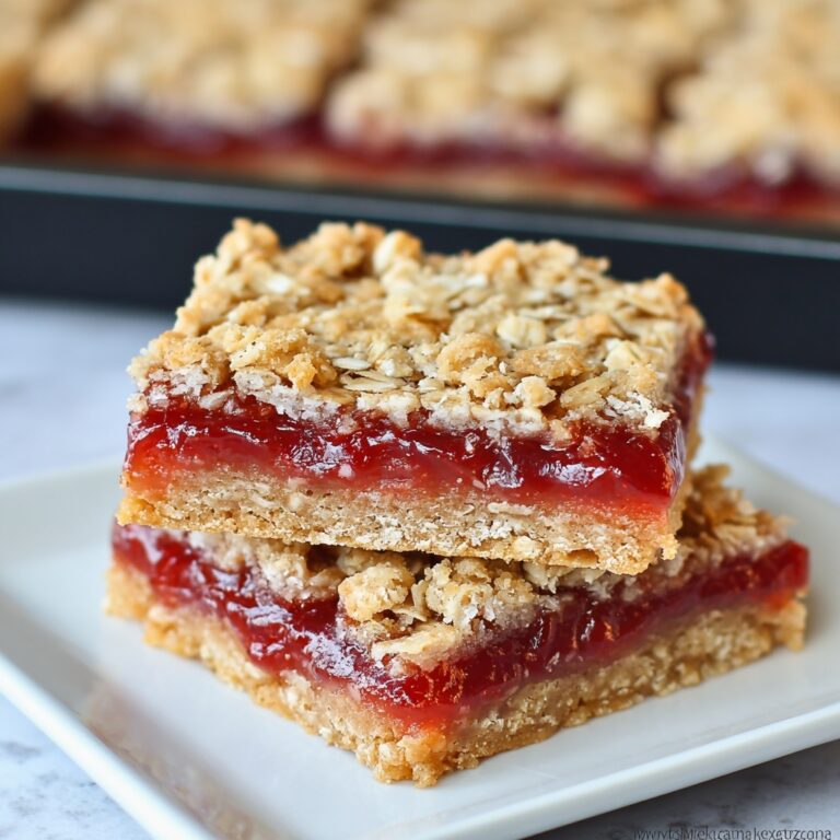 Strawberry Oatmeal Jam Bars Recipe