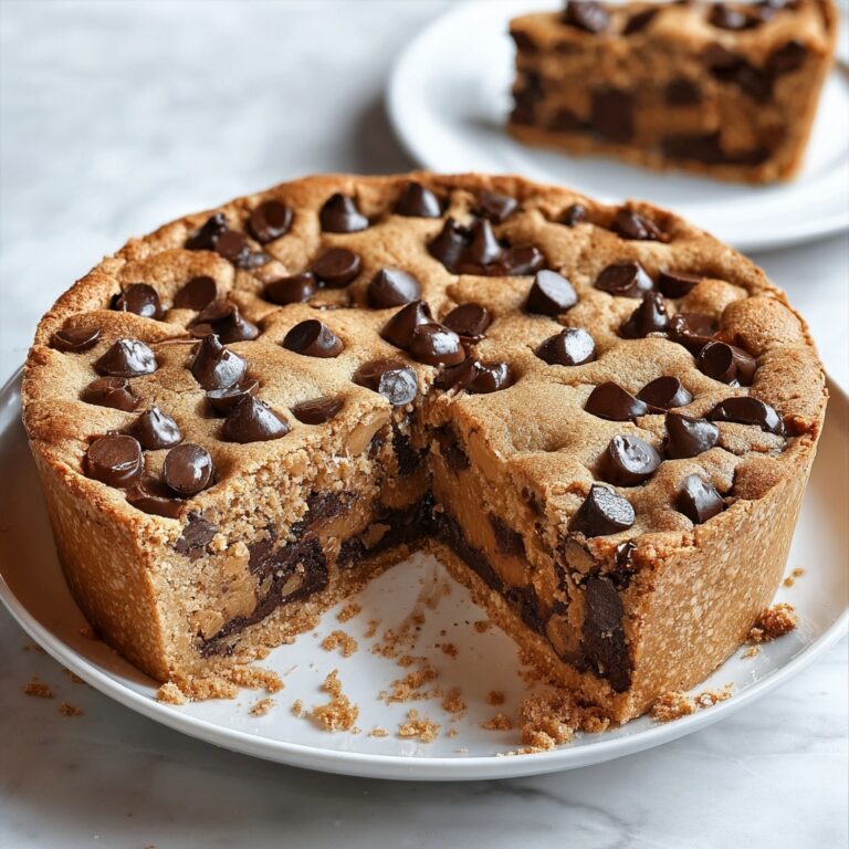 Deep Dish Chickpea Cookie Pie Recipe