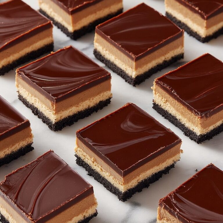 No-Bake Buckeye Cheesecake Bars Recipe