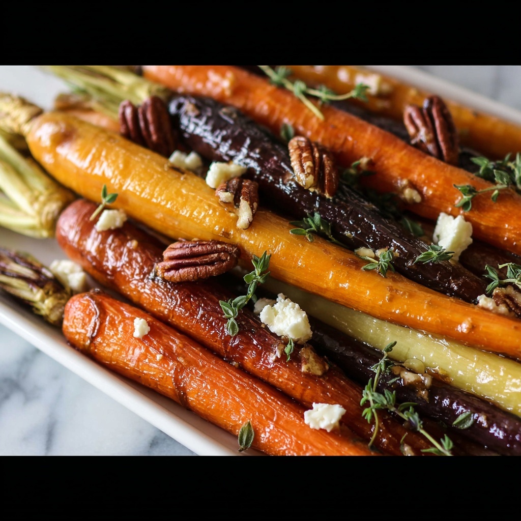 Roasted Carrots with Candied Pecans and Goat Cheese Recipe - Recipe Image