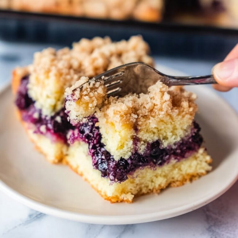 Sour Cream Blueberry Coffee Cake Recipe