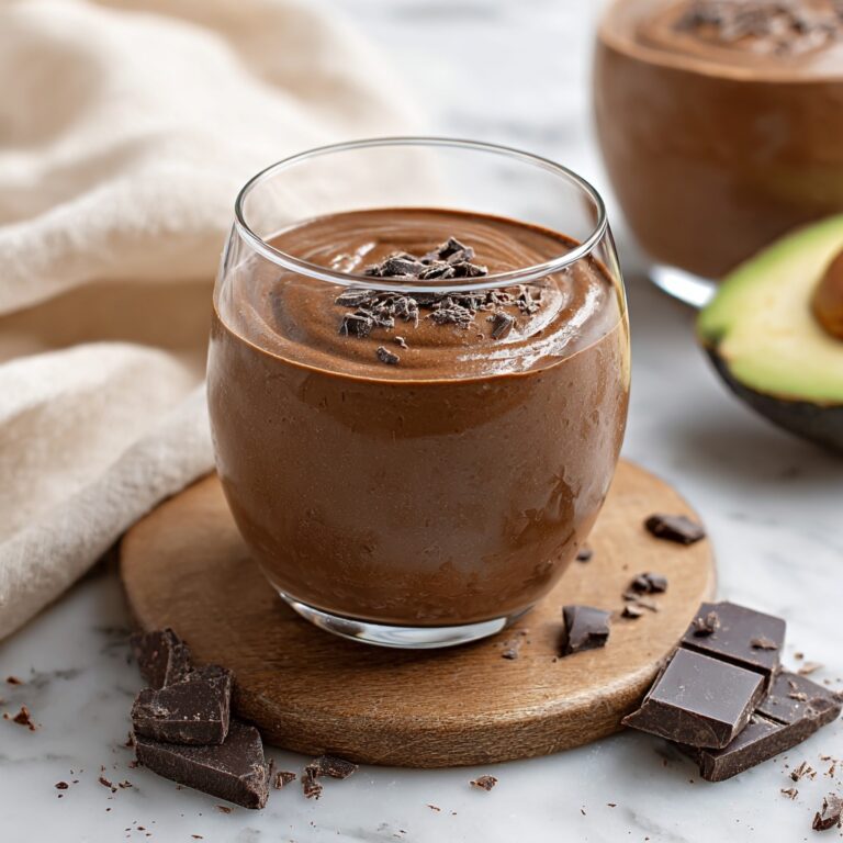 Avocado Chocolate Peanut Butter Smoothie Recipe