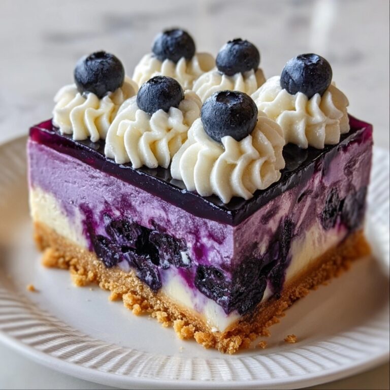 Blueberry Velvet Cheesecake Recipe