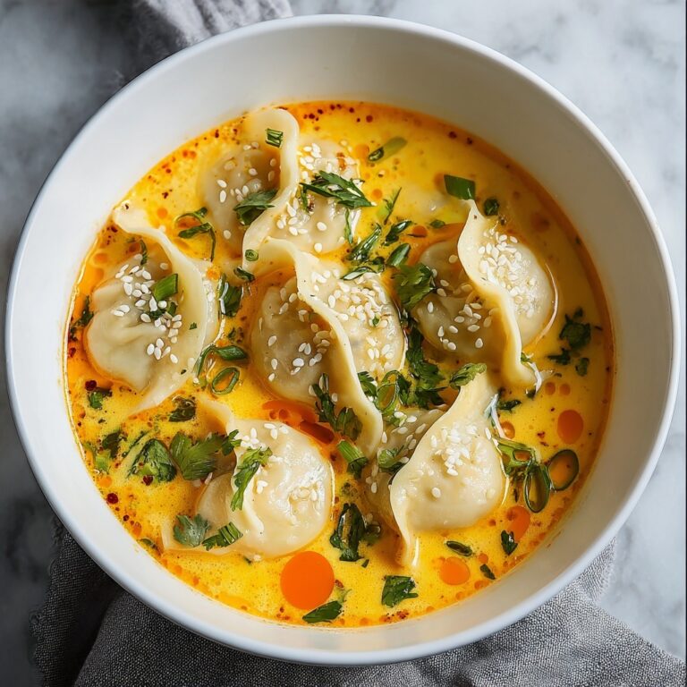 Curry Dumpling Soup: A Warm and Spicy Delight! Recipe