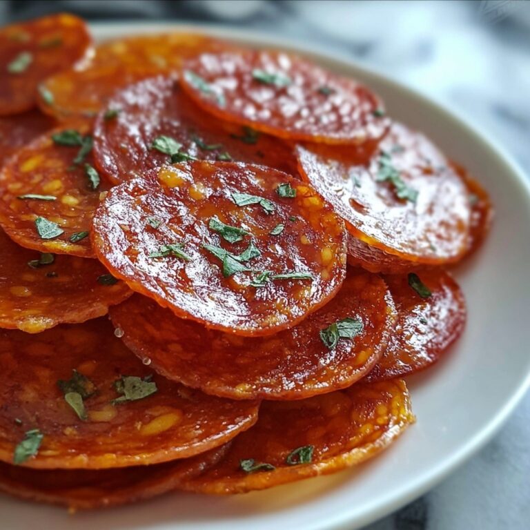 Keto Pepperoni Cheese Crisps: A Delicious Low-Carb Snack Recipe