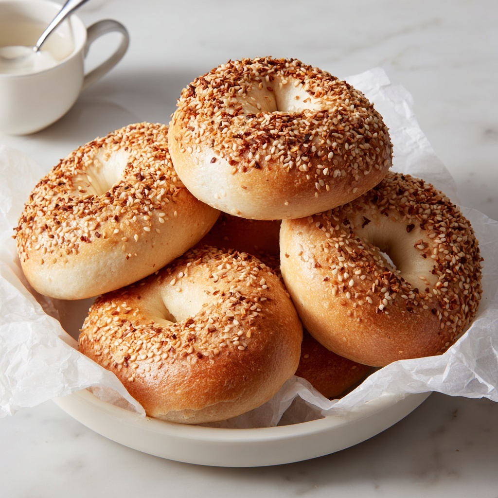 New York-Style Sourdough Discard Bagels Recipe - Recipe Image