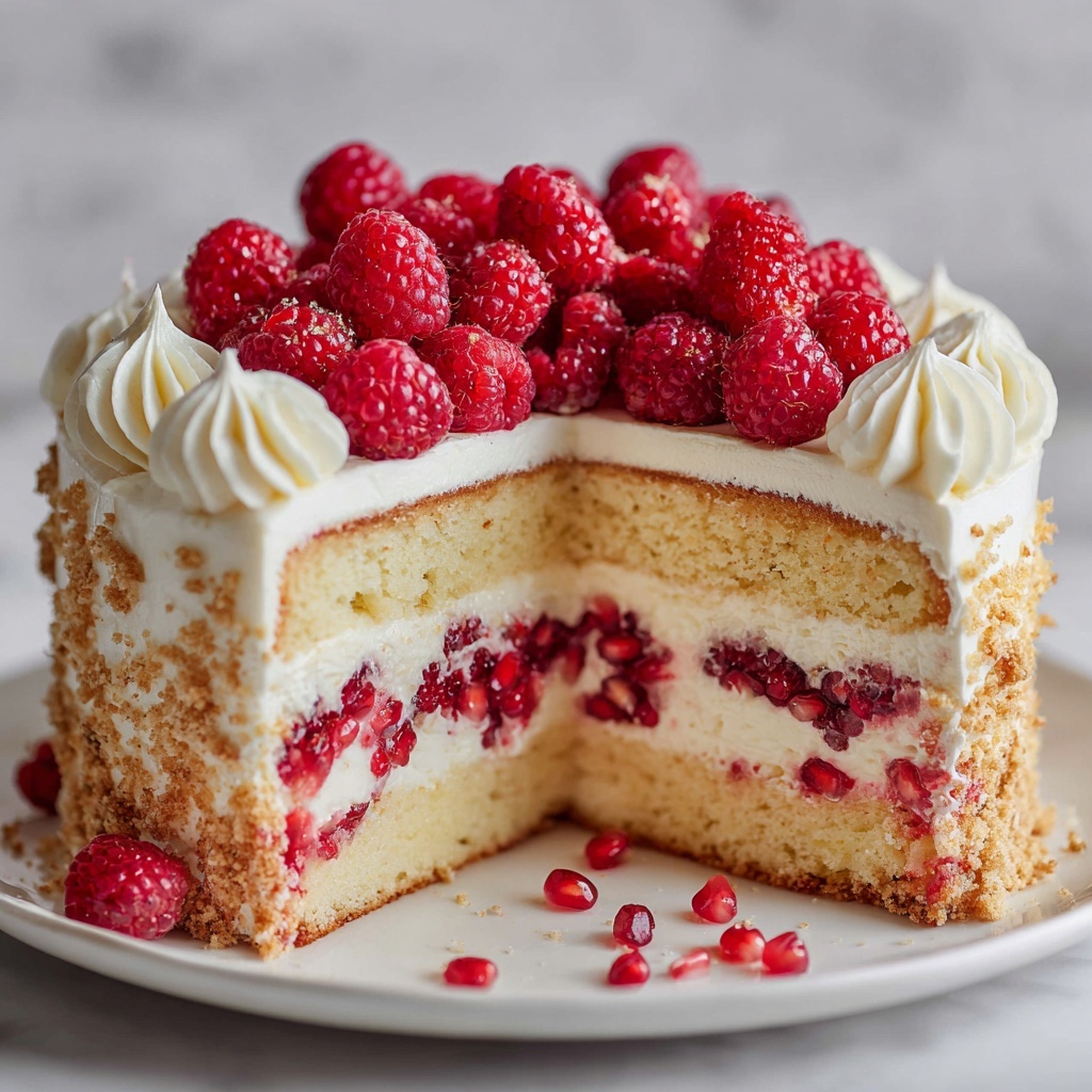 White Chocolate Raspberry Cake Recipe - Recipe Image