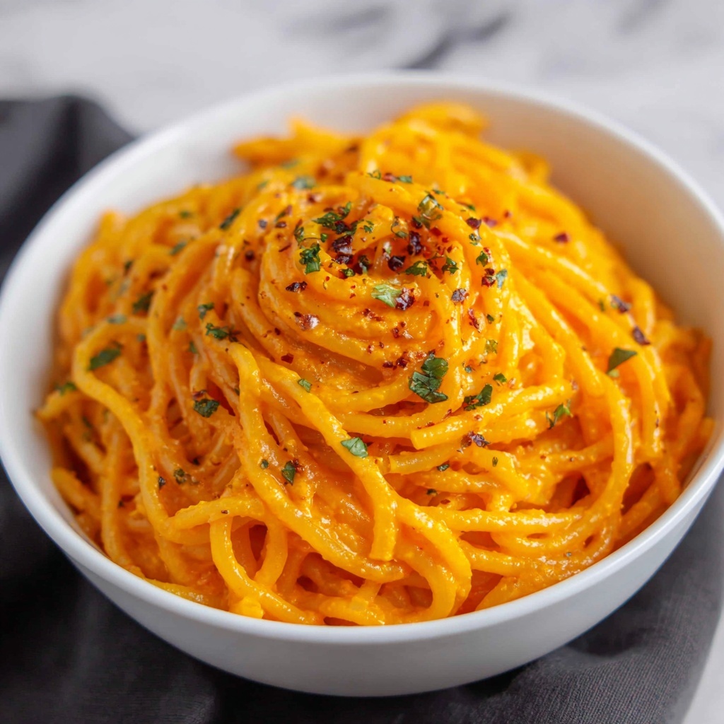 Creamy Red Pepper Alfredo Sauce Recipe - Recipe Image