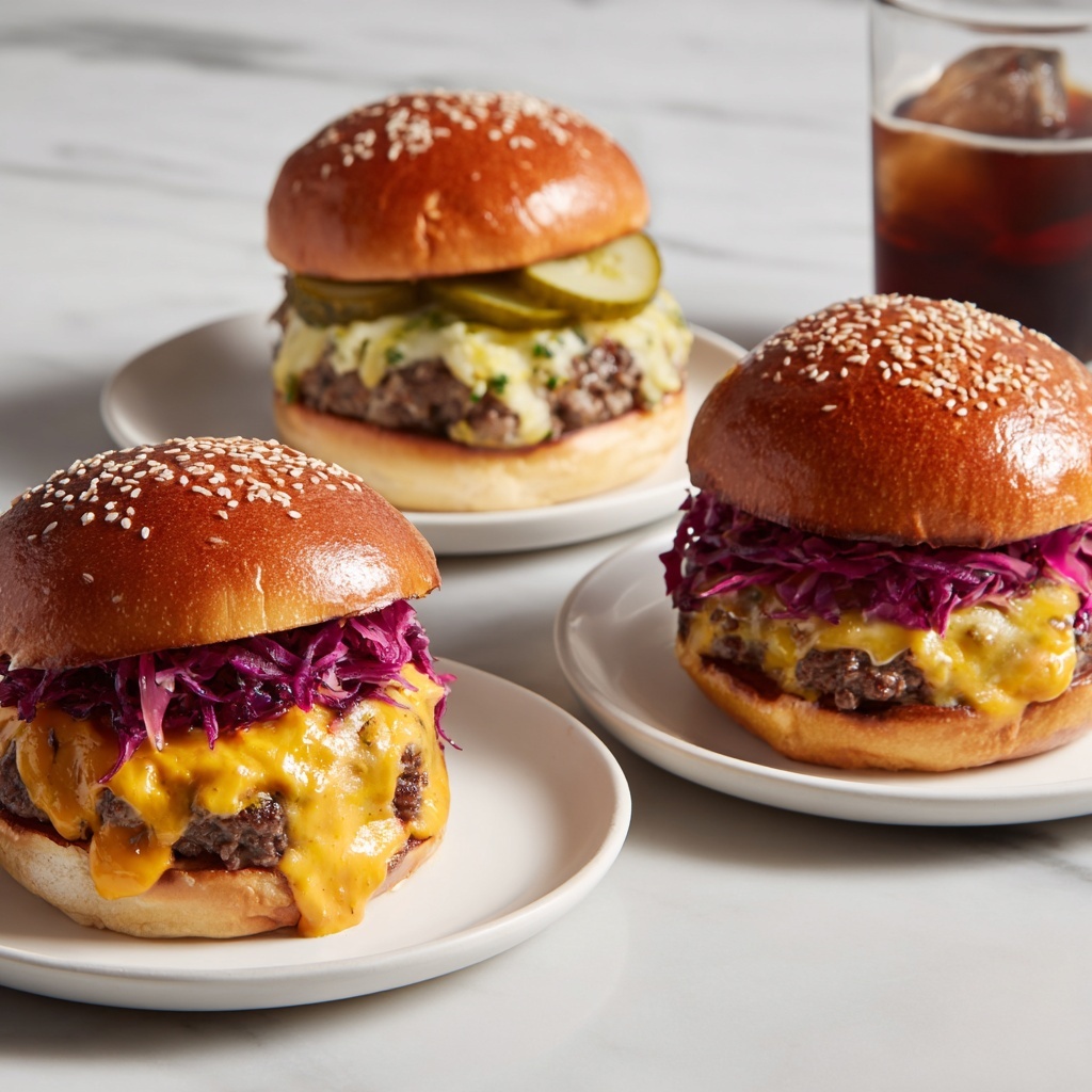 Burgers with Pimento Cheese Recipe - Recipe Image