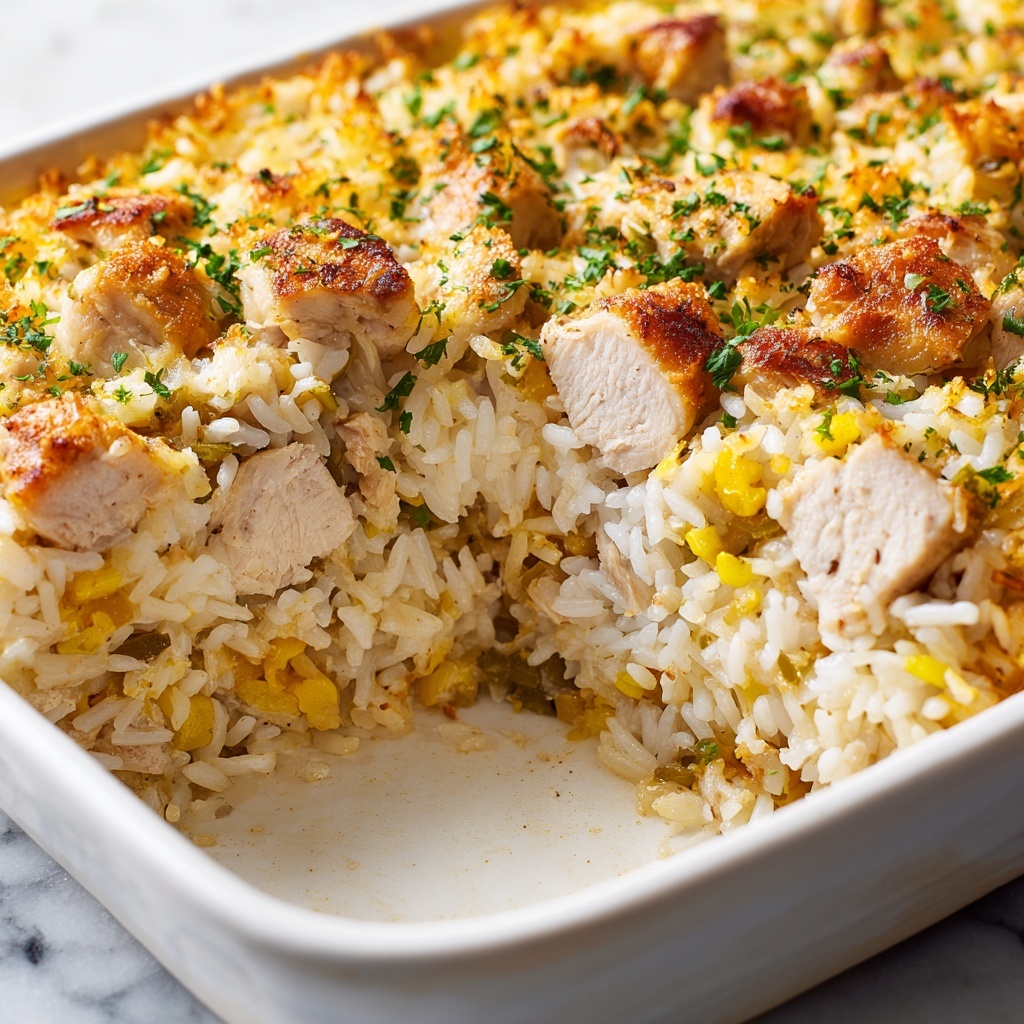 Easy Chicken and Rice Casserole Recipe - Recipe Image